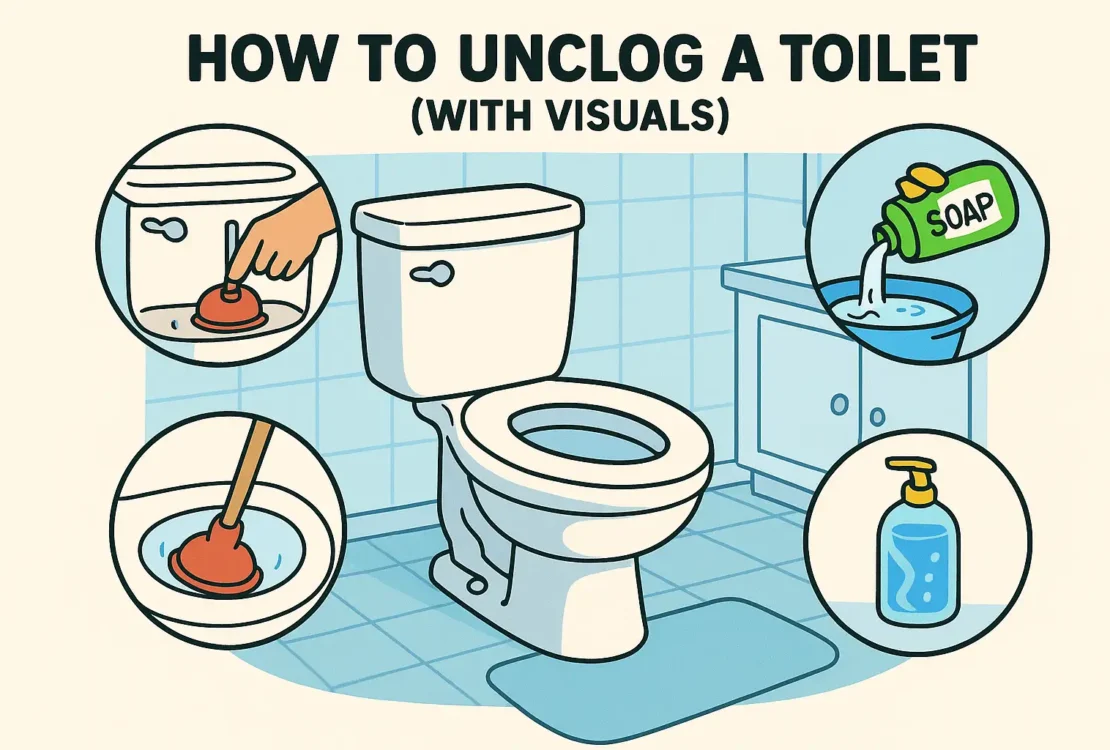 How to unclog a toilet