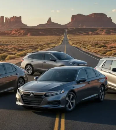 Best cars for long US road trips in 2025 including Toyota Camry Honda Accord Subaru Outback Tesla Model Y and Ford Explorer for comfort safety and fuel efficiency