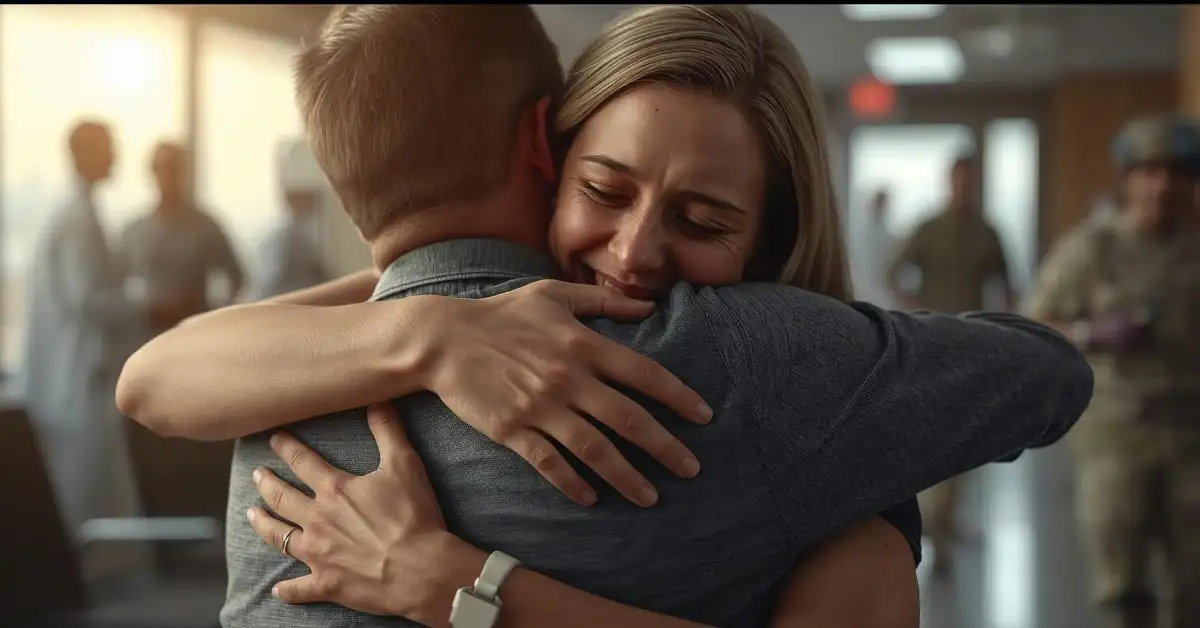 An emotional family reunion after four Israeli hostages freed in a dramatic special forces rescue operation from Gaza.
