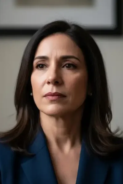 Maria Corina Machado, winner of the 2025 Nobel Peace Prize, reacts to the historic announcement.